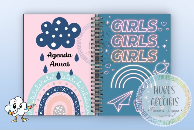 Agenda Anual Cute Girl