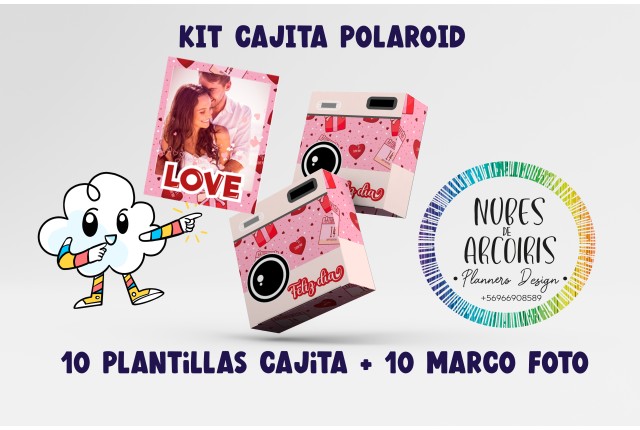 Kit Polaroid San Valentín