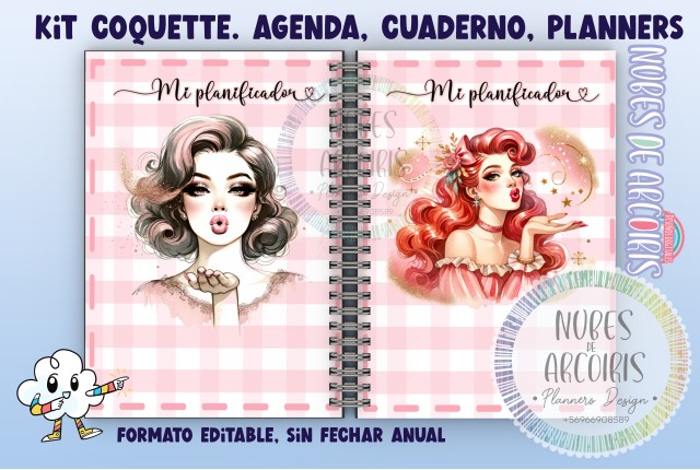 KIT Agenda y Planificadores COQUETTE