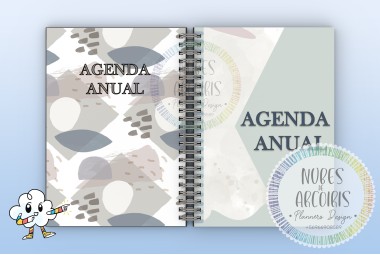 Kit Agenda Anual 2 días por Hoja