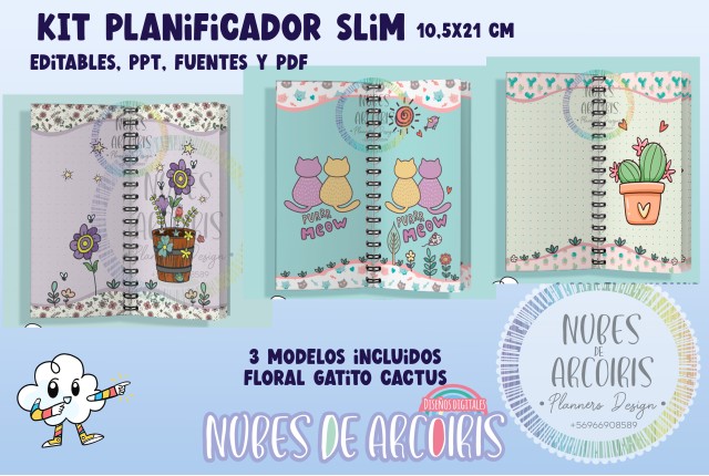 Kit Planificadores Slim (10,5x21cm)