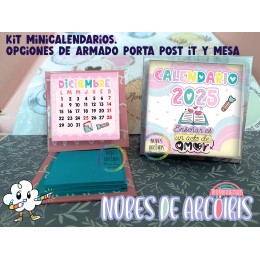 Mini calendarios y Porta Post it