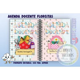 Agenda Docente 2025, Modelo Florcitas