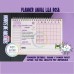 Planner Horizontal Lila Rosa