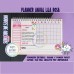 Planner Horizontal Lila Rosa