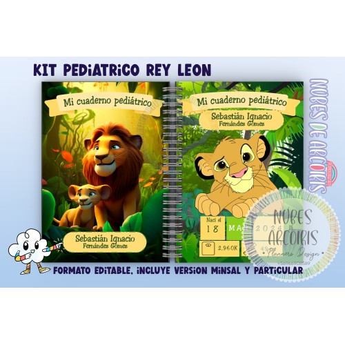 Kit Pediátrico Rey León.