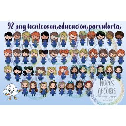 Clipart Técnicos en Educacación parvularia