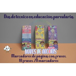 Marcadores de Página para Técnicos en Educación Parvularia.