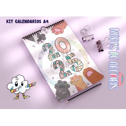 Kit Calendarios Pared A4