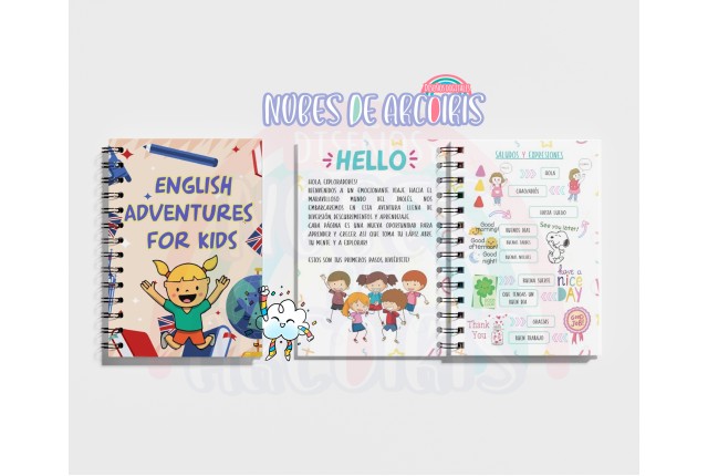 KIT ENGLISH ADVENTURES BOOK + TARJETITAS EDUCATIVAS