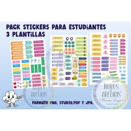 STICKERS PARA ESTUDIANTES VOL 1