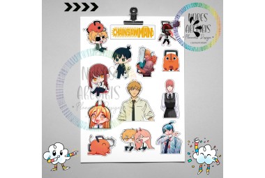 Stickers ChainSaw Man (13)